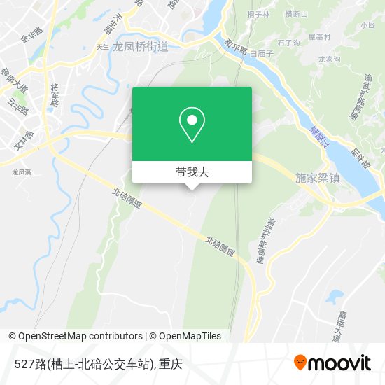 527路(槽上-北碚公交车站)地图
