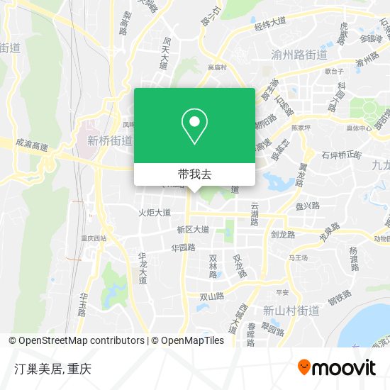 汀巢美居地图