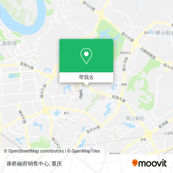 康桥融府销售中心地图