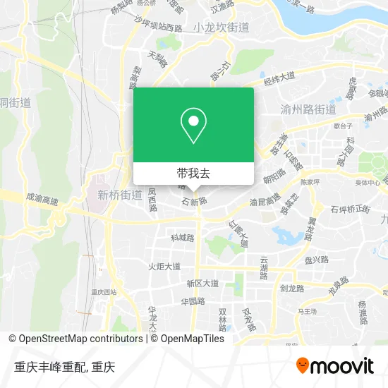重庆丰峰重配地图