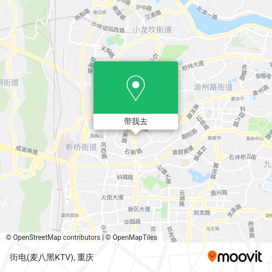 街电(麦八黑KTV)地图