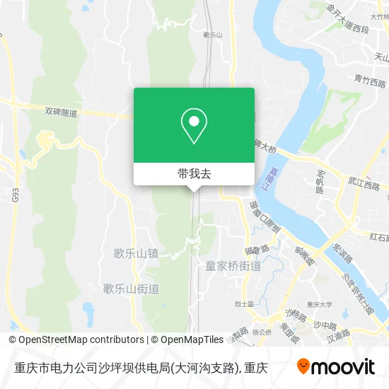 重庆市电力公司沙坪坝供电局(大河沟支路)地图