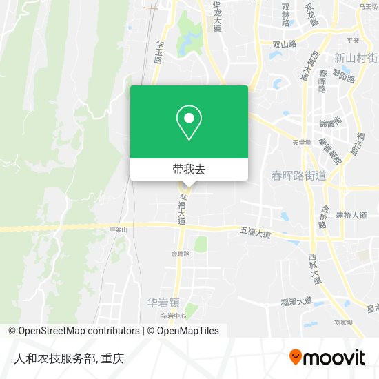 人和农技服务部地图
