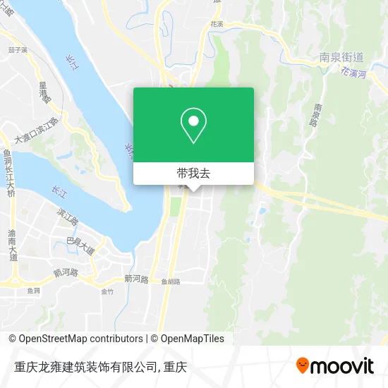 重庆龙雍建筑装饰有限公司地图