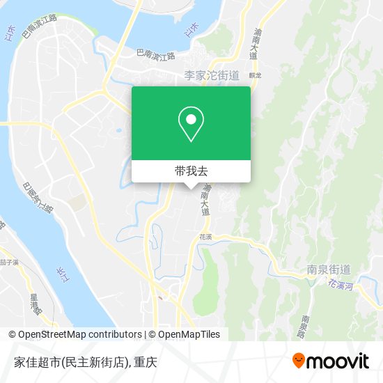 家佳超市(民主新街店)地图