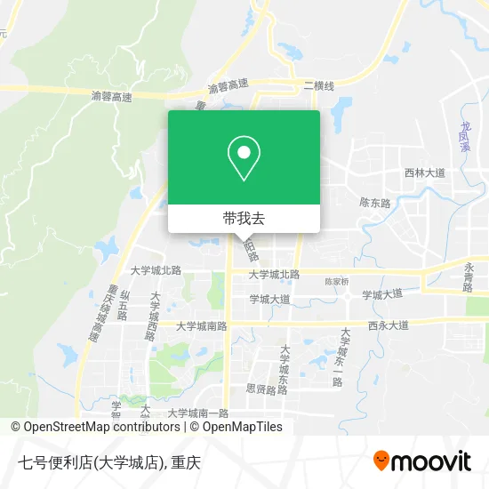 七号便利店(大学城店)地图