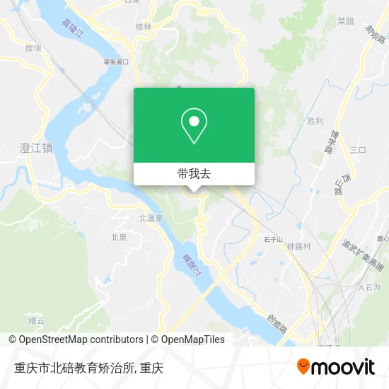 重庆市北碚教育矫治所地图