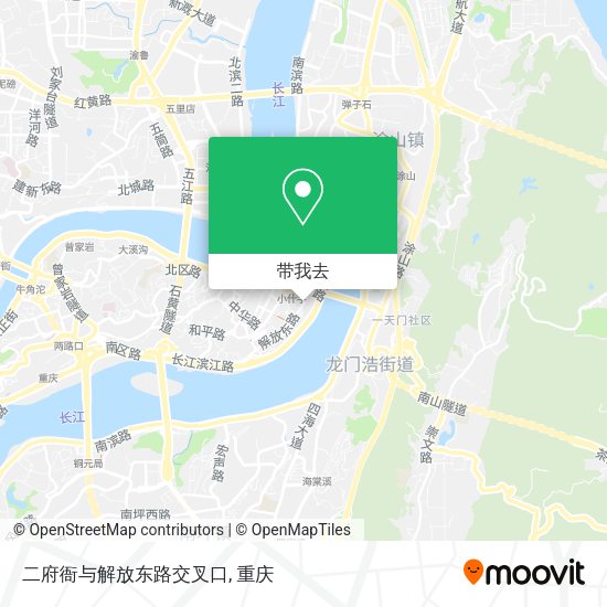 二府衙与解放东路交叉口地图