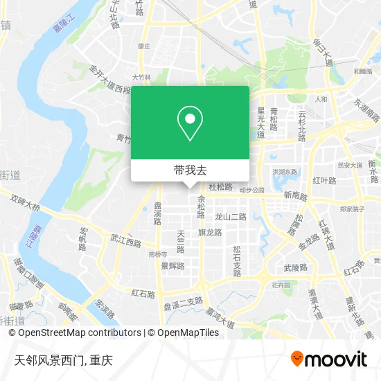 天邻风景西门地图