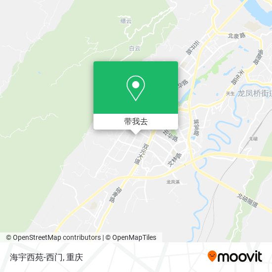 海宇西苑-西门地图