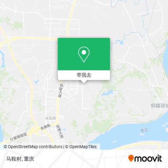 马鞍村地图