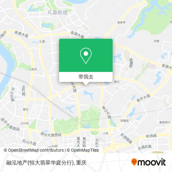 融泓地产(恒大翡翠华庭分行)地图
