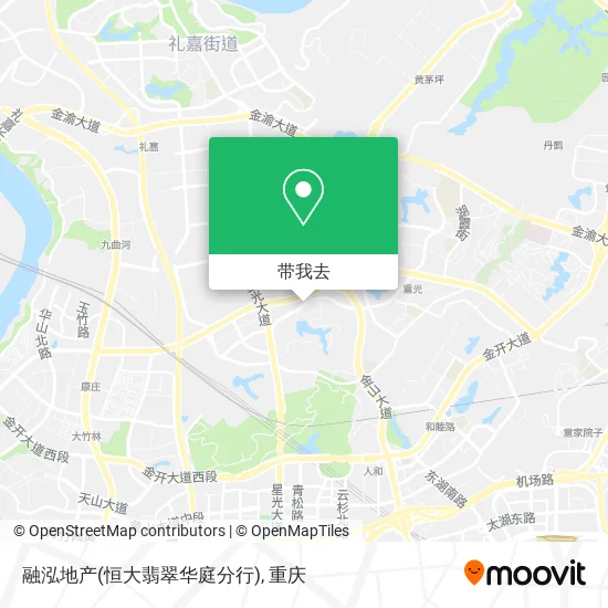 融泓地产(恒大翡翠华庭分行)地图