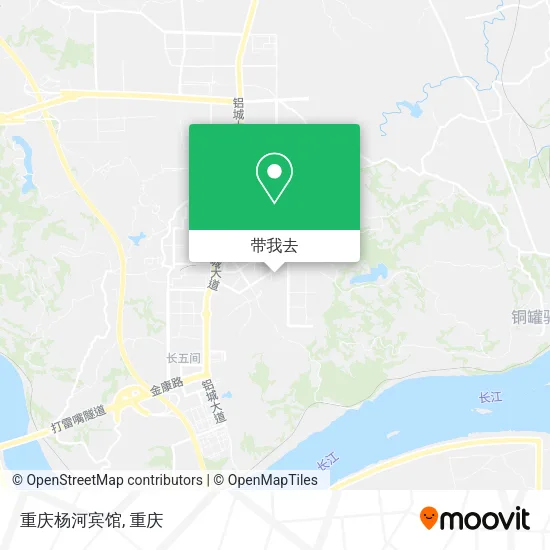 重庆杨河宾馆地图