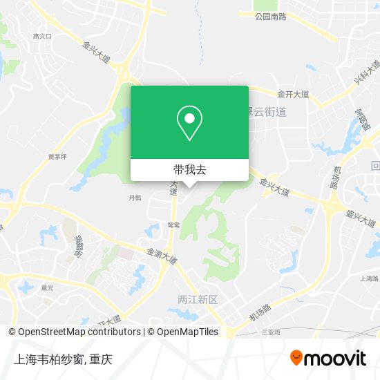 上海韦柏纱窗地图