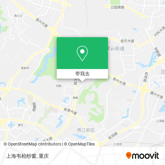 上海韦柏纱窗地图