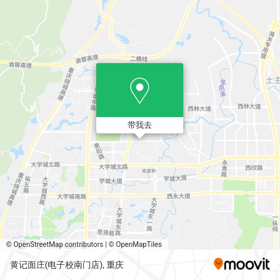 黄记面庄(电子校南门店)地图