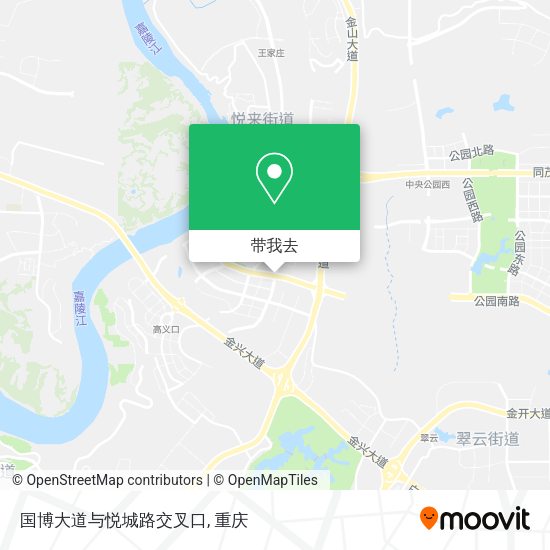 国博大道与悦城路交叉口地图