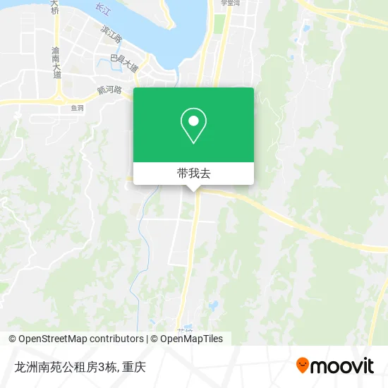 龙洲南苑公租房3栋地图