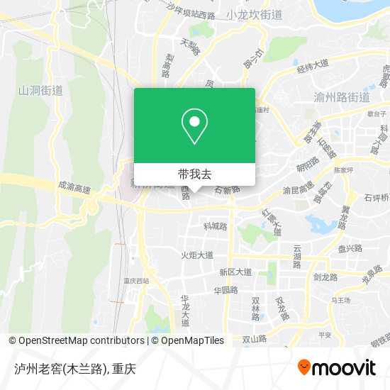 泸州老窖(木兰路)地图