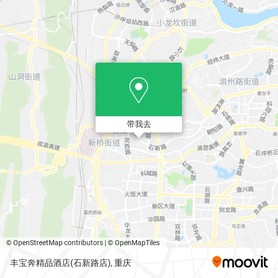 丰宝奔精品酒店(石新路店)地图