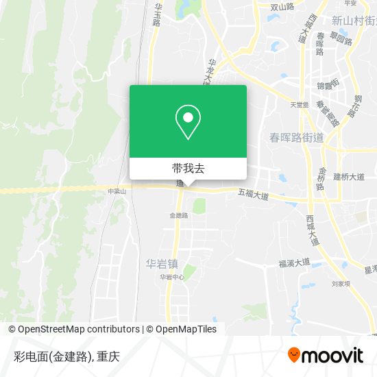 彩电面(金建路)地图