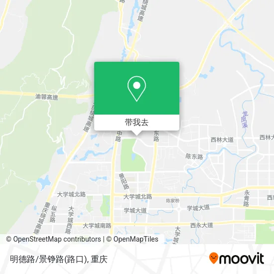 明德路/景铮路(路口)地图