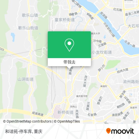 和谐苑-停车库地图