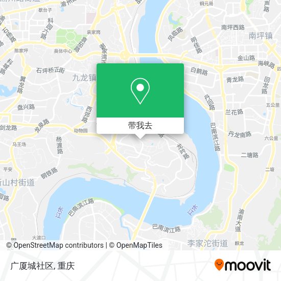 广厦城社区地图