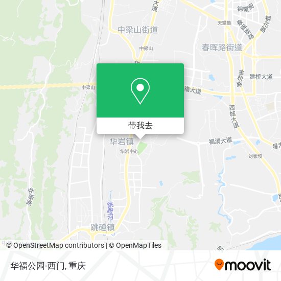 华福公园-西门地图