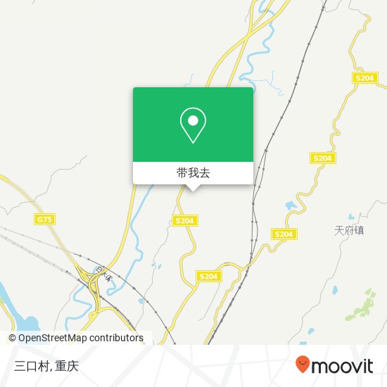 三口村地图