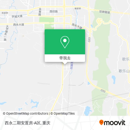 西永二期安置房-A区地图