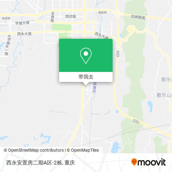 西永安置房二期A区-2栋地图