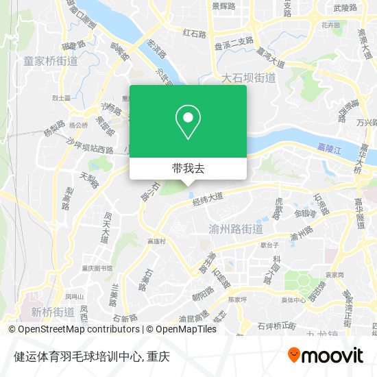 健运体育羽毛球培训中心地图