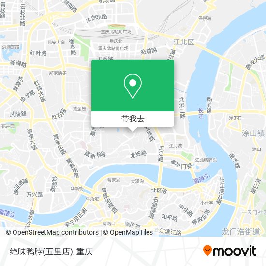 绝味鸭脖(五里店)地图