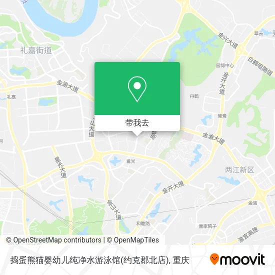 捣蛋熊猫婴幼儿纯净水游泳馆(约克郡北店)地图