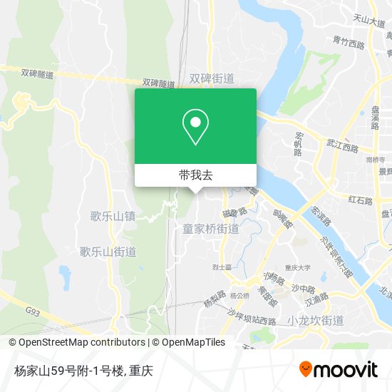 杨家山59号附-1号楼地图