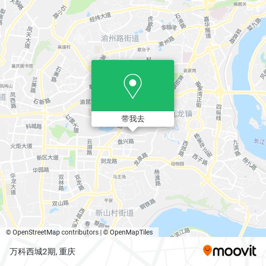 万科西城2期地图