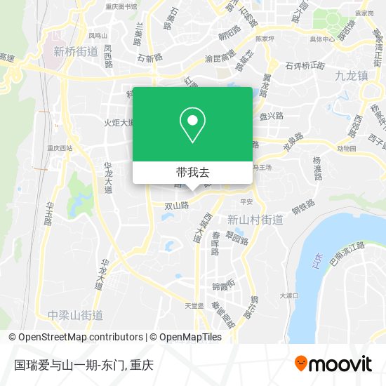 国瑞爱与山一期-东门地图