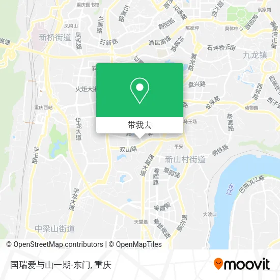 国瑞爱与山一期-东门地图