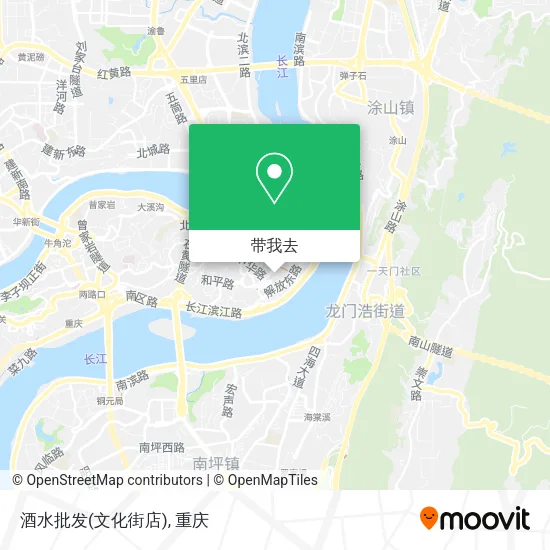 酒水批发(文化街店)地图
