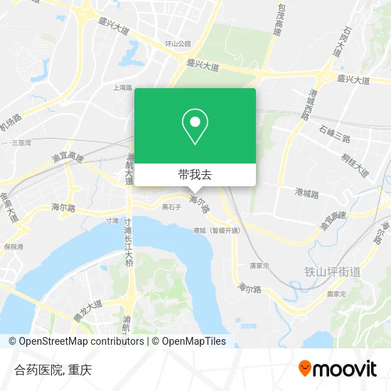 合药医院地图