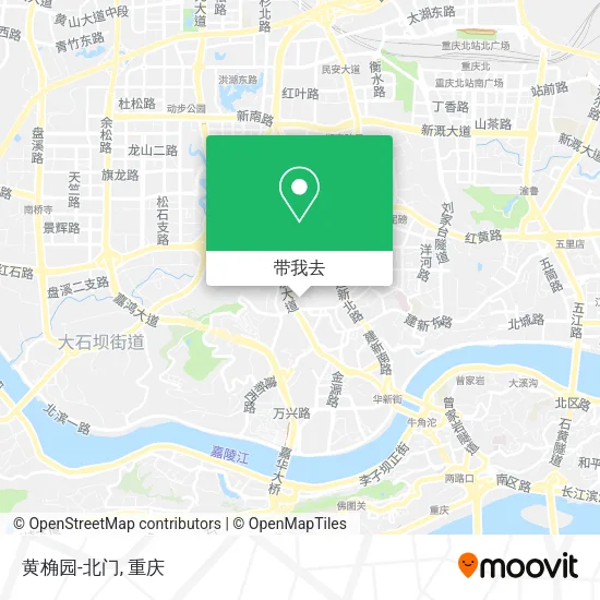黄桷园-北门地图