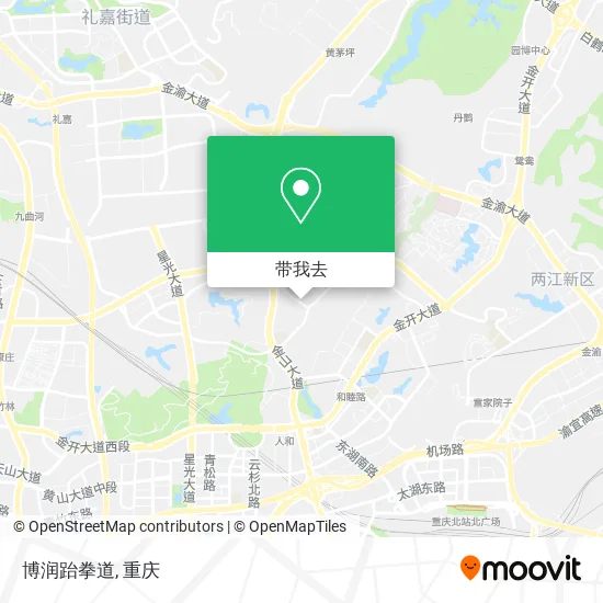 博润跆拳道地图