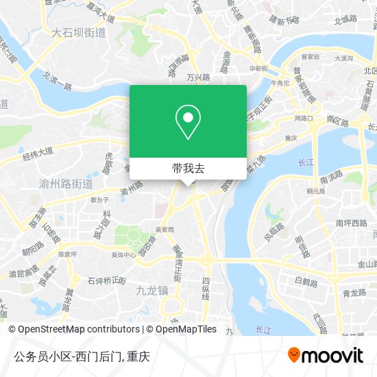 公务员小区-西门后门地图