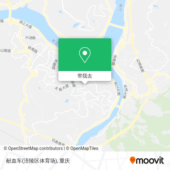 献血车(涪陵区体育场)地图
