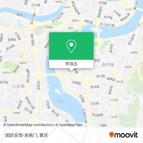 国防宾馆-东南门地图
