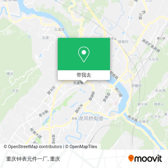 重庆钟表元件一厂地图
