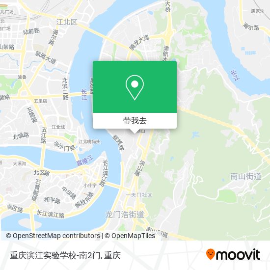 重庆滨江实验学校-南2门地图