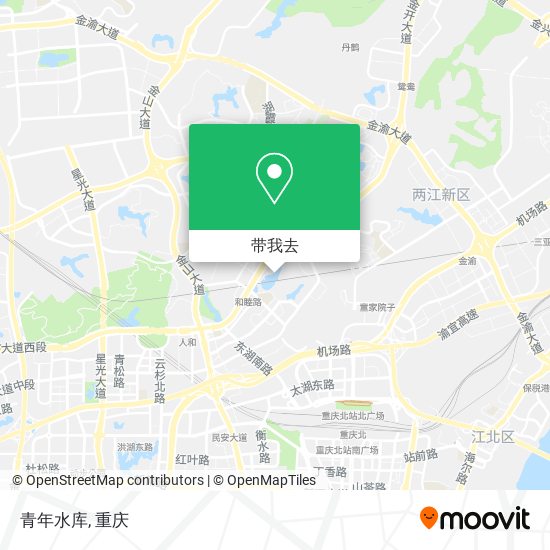 青年水库地图